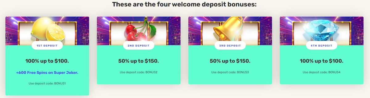 JustSpin Casino Bonuses