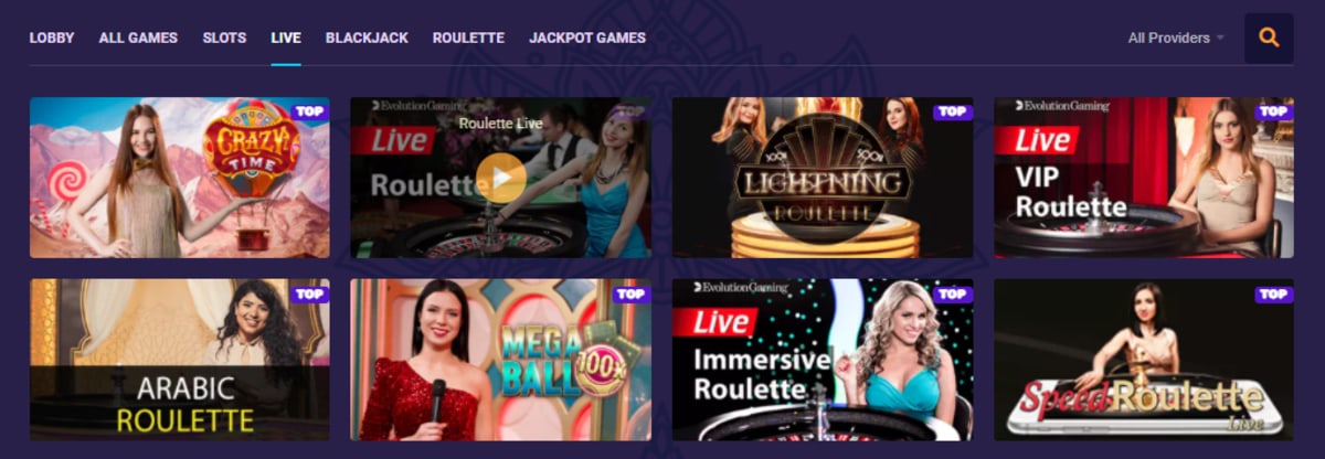 Samosa Casino Live Dealer Games