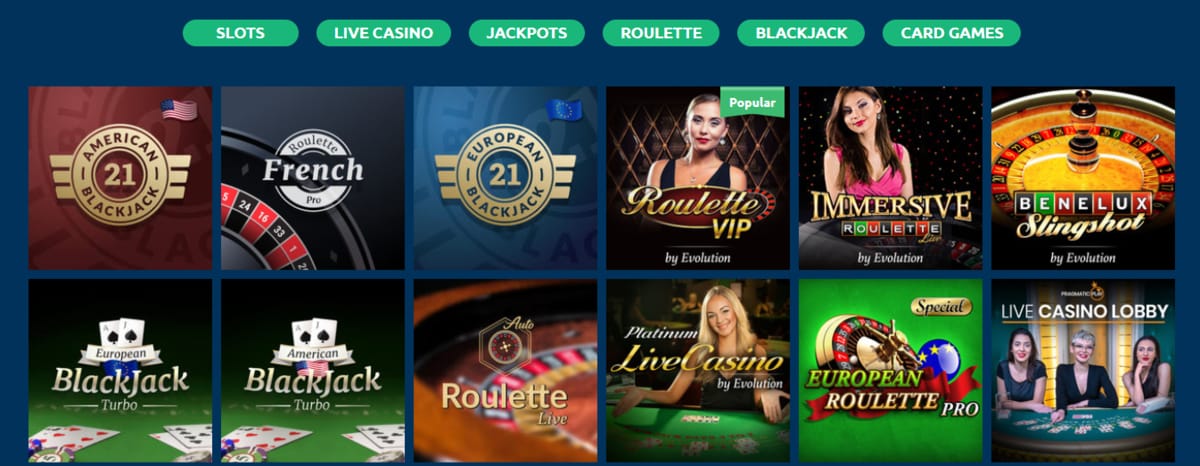 Turbonino Casino Live Dealer Games