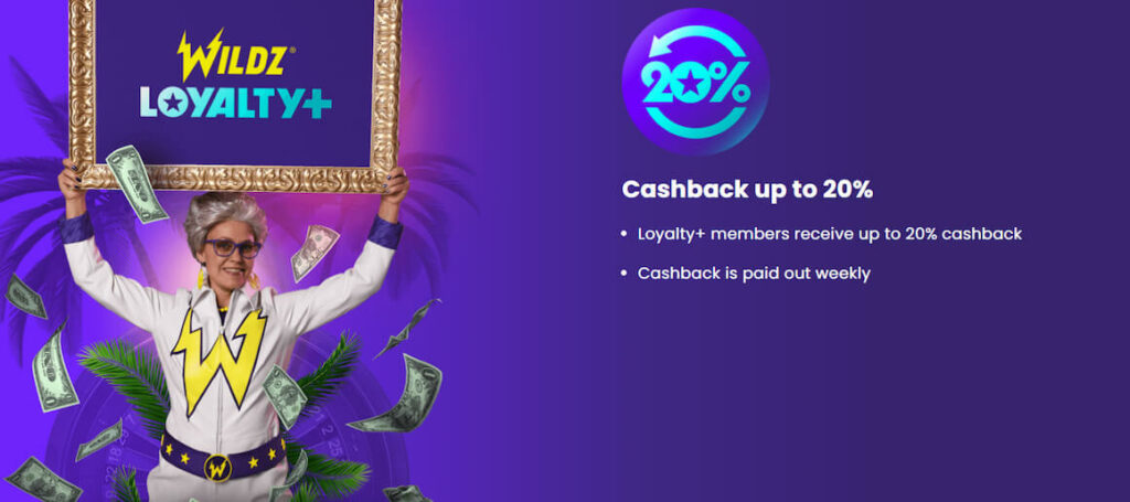 Wildz Casino Cashback